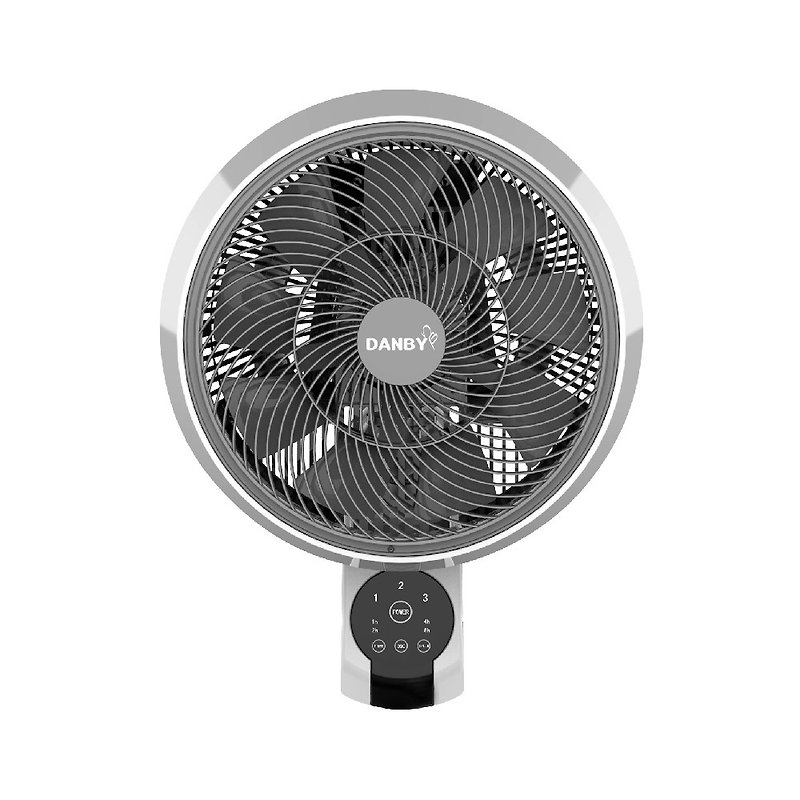 DANBY Microcomputer Turbo Circulation Wall Fan - Other Small Appliances - Plastic Black