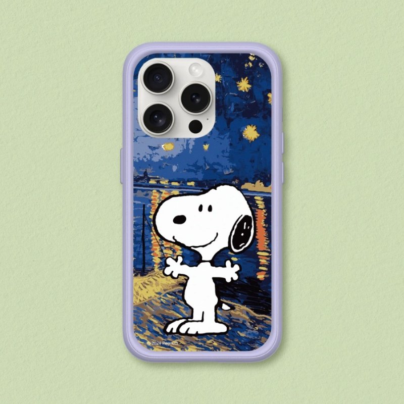 Mod NX mobile phone case∣Snoopy X top art master/Starry Night on the Rhone for iPhone - Phone Accessories - Plastic Multicolor