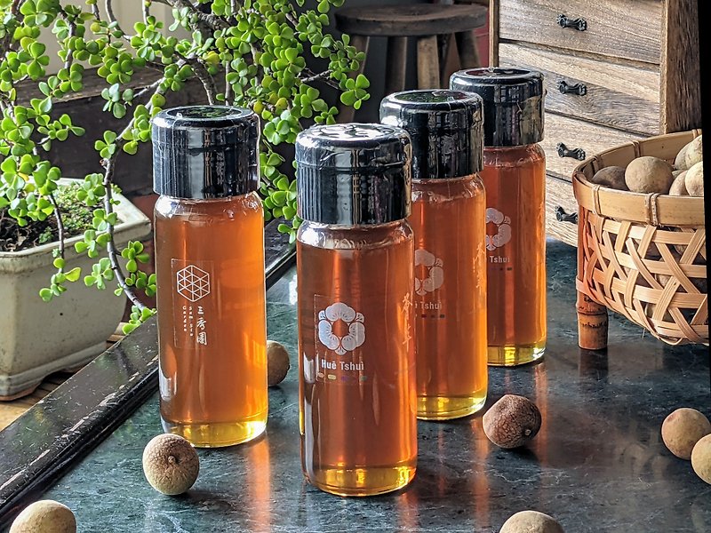 [Sanxiu Garden Collection] Longan Honey 400g-Limited Spring Honey - Honey & Brown Sugar - Glass Orange