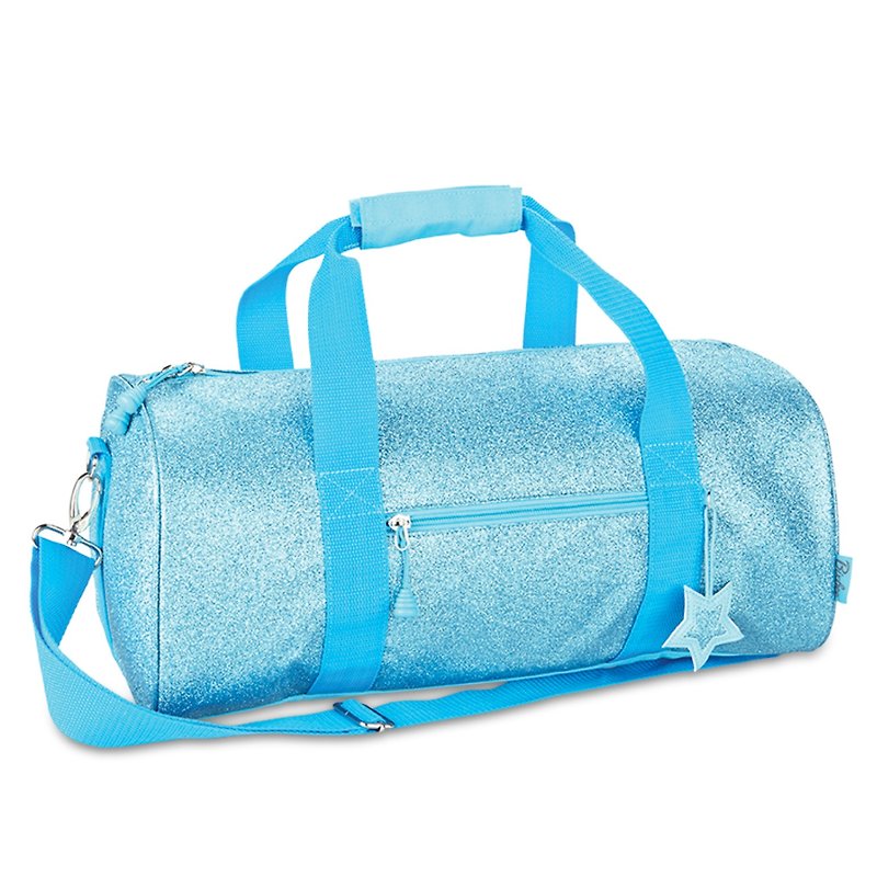 美國Bixbee閃采系列-冰雪藍大圓筒包 - 手袋/手提袋 - 聚酯纖維 藍色