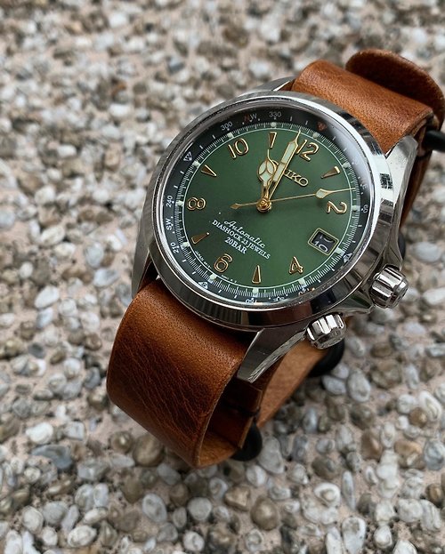 Shao Leather 手工皮件 NATO錶帶 油蠟皮革 G10北約錶帶皮革錶帶 手工錶帶 軍用錶帶