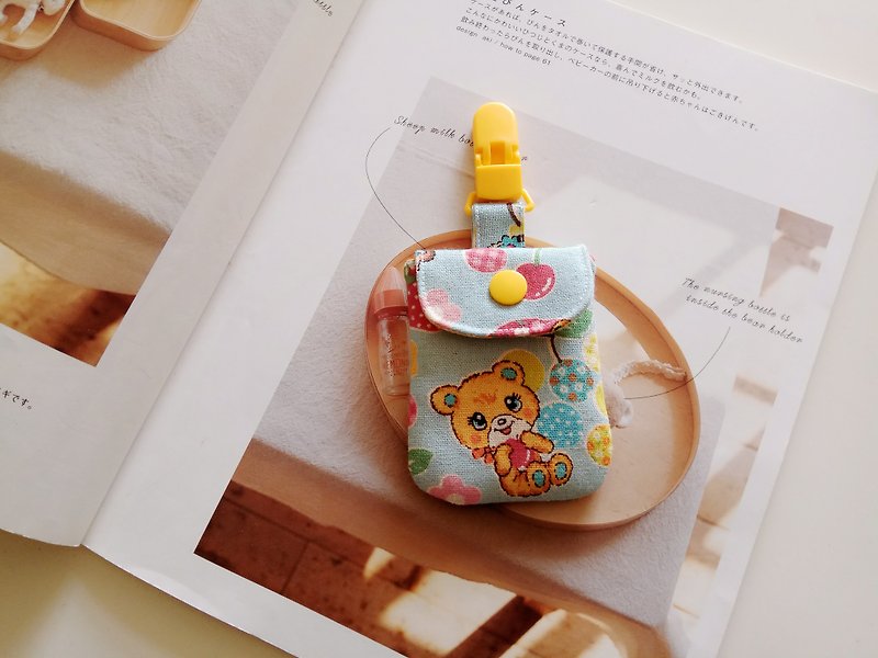 Little Bear Peace Charm Bag Full Moon Gift - Bibs - Cotton & Hemp Multicolor