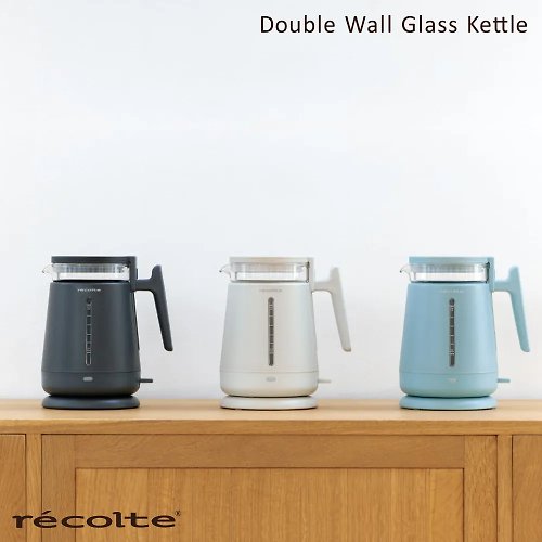 récolte recolte 日本麗克特 Double Wall Glass 玻璃電水壺 RDG-1