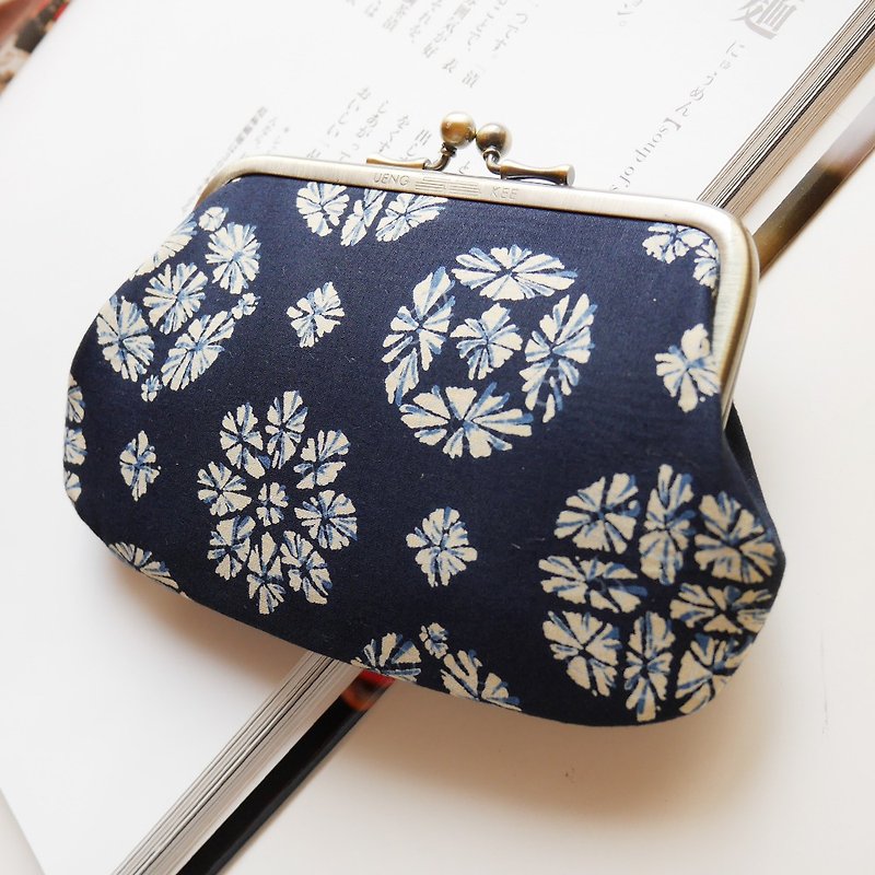 Paycheck bag and coin purse for small workers [Made in Taiwan] - Coin Purses - Other Metals Blue