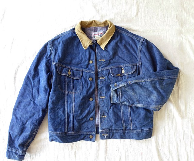 BajuTua / Vintage / 80's Lee storm Rider Storm Knight Denim Jacket