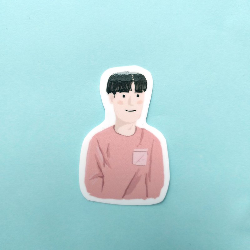 Boy Sticker ④ - Stickers - Paper Multicolor