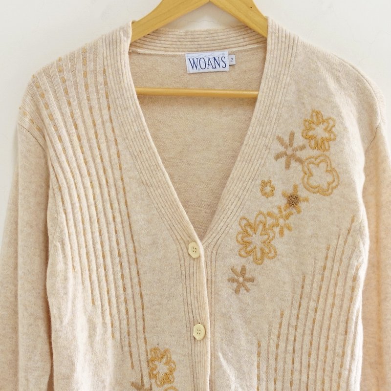 │Slowly│Light - vintage wool coat │vintage. Retro. Literature - Women's Casual & Functional Jackets - Wool Multicolor
