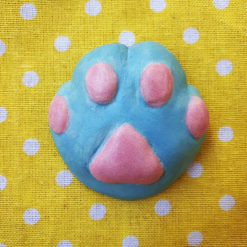 Ceramic Cat Paw Scent Diffusers - 香氛/精油/擴香 - 陶 藍色