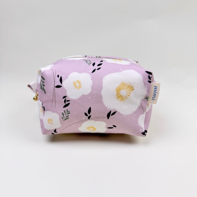 Floral 花朵 化妝包 - 化妝包/收納袋 - 棉．麻 多色