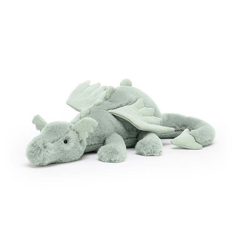 Jellycat Sage Dragon 50cm - Stuffed Dolls & Figurines - Polyester Green