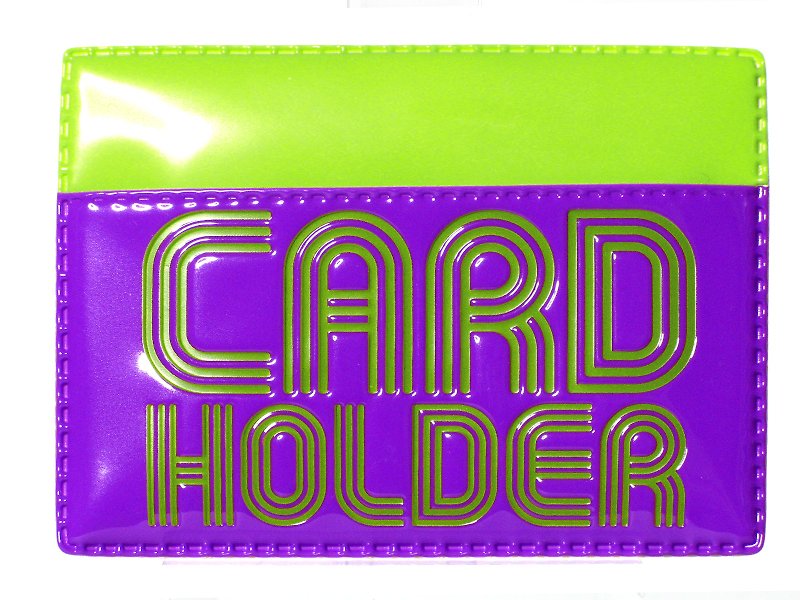 Rollog Card Holder(Purple) - ที่ใส่บัตรคล้องคอ - พลาสติก 