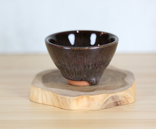 天目風、急須、茶碗セット 天目風、急須、茶碗セット