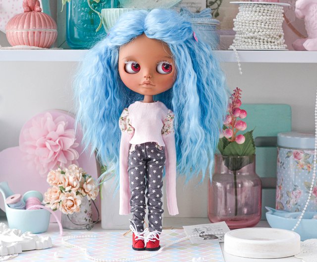 ♡ブライス　アイシードール　アウトフィット　ワンピース　ウィリアムモリス ♡ブライス アイシードール アウトフィット ワンピース