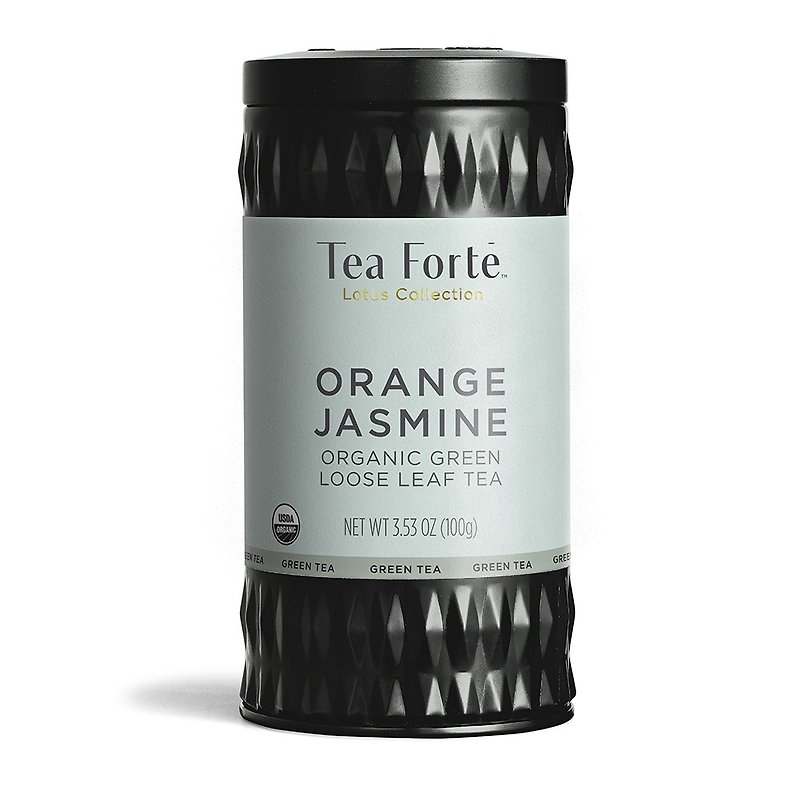Tea Forte 罐裝茶系列 - 柑橘茉莉綠茶 Orange Jasmine - 茶葉/漢方茶/水果茶 - 新鮮食材 