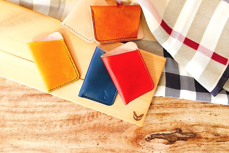 Custom - Simple and Elegant Business Card Holder - Card Holders & Cases - Genuine Leather Multicolor