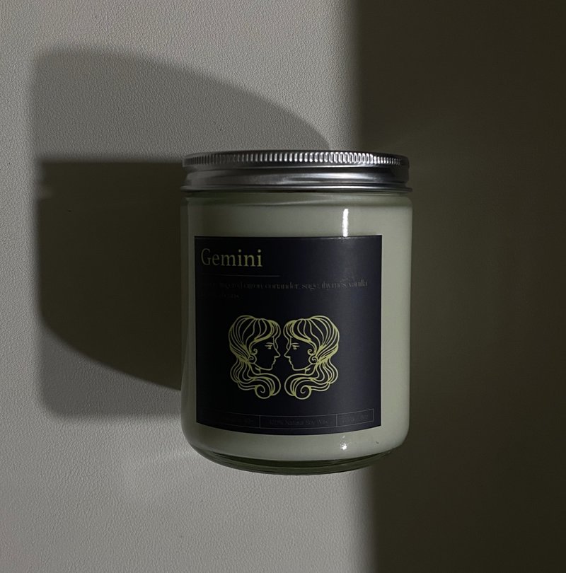 Constellation Series Scented Candle | GEMINI | 227g - Candles & Candle Holders - Wax 