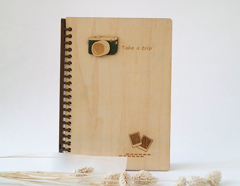 Come to light travel A5 notebook - Notebooks & Journals - Wood Khaki