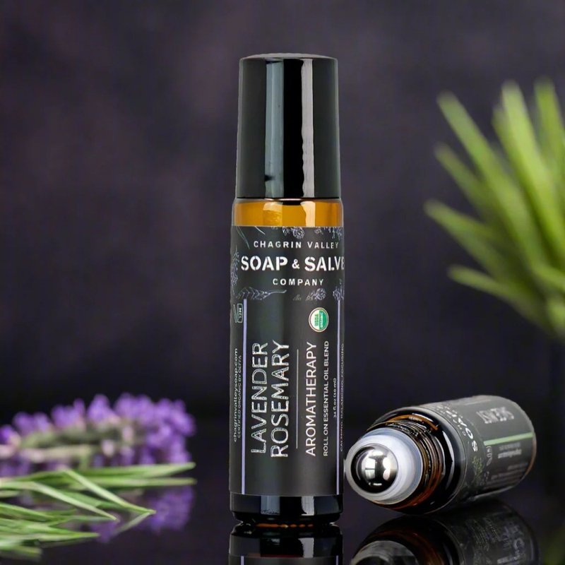 【輕旅行】有機精油滾珠瓶10mL/薰衣草迷迭香/香氛/香水/隨身瓶 - 身體乳/按摩油 - 精油 