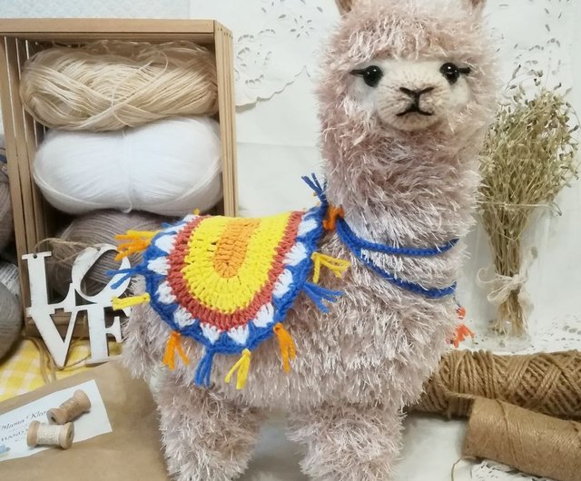 Designer toys Lama Alpaka made in ukraine custom plush toys