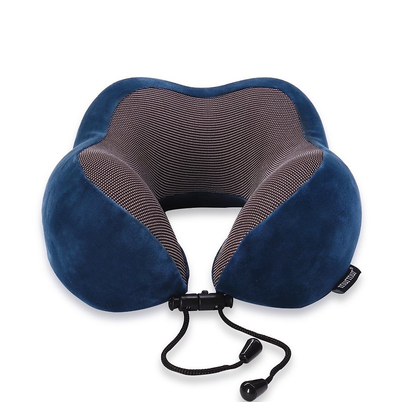 Murmur pressure neck pillow / fashion blue NP002 - หมอนรองคอ - เส้นใยสังเคราะห์ สีน้ำเงิน