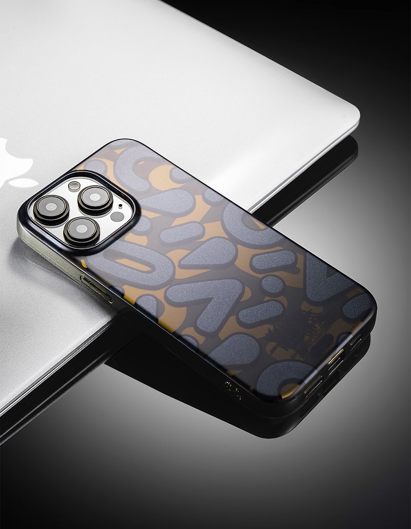 【Night Stars】Frosted mirror iPhone 15 Pro/15 ProMax phone case - เคส/ซองมือถือ - พลาสติก 