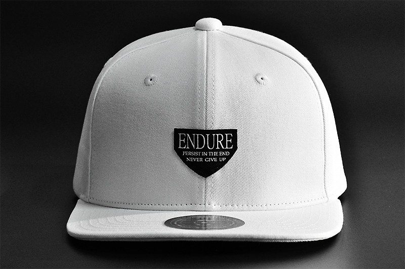 ENDURE/white/classic baseball cap - Hats & Caps - Cotton & Hemp 