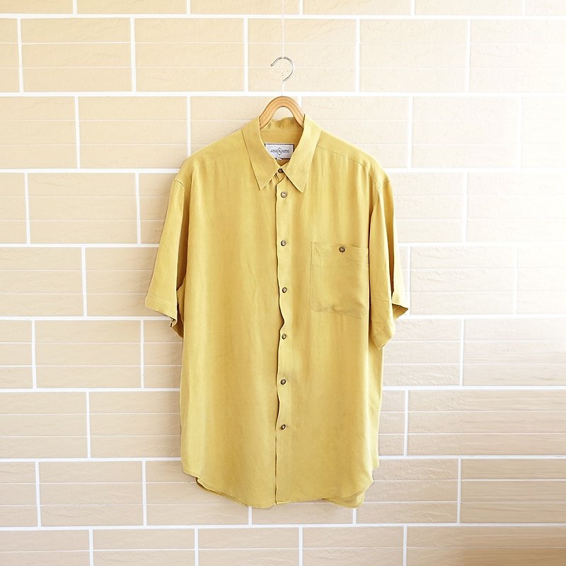 │Slowly │ excellent lazy life - ancient shirt │ vintage. Retro - Men's Shirts - Other Materials Multicolor