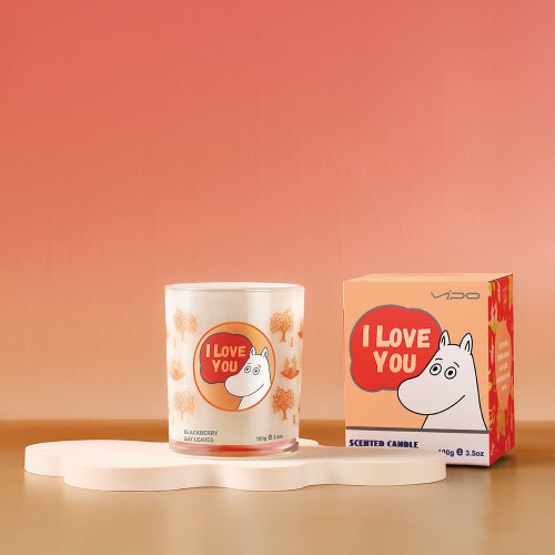遊戲家 Gameshop VIPO 嚕嚕米 姆明家族 表達心意禮物香氛蠟燭150g - LOVE香氛