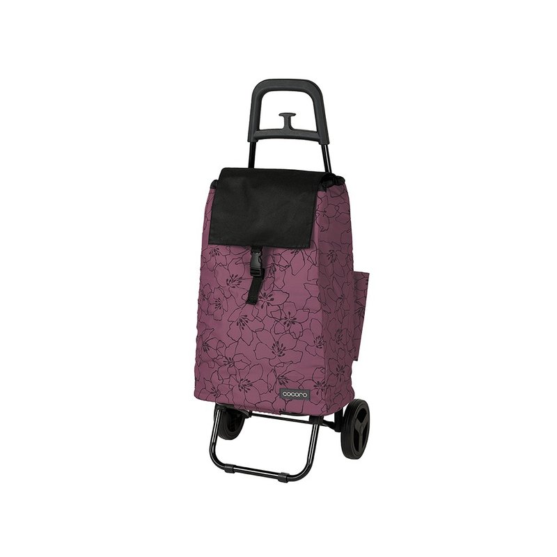 Japan COCORO Grande Printed Series Thermal and Cold Insulation Folding Shopping Cart-40L-Multiple colors available - อื่นๆ - เส้นใยสังเคราะห์ สีม่วง