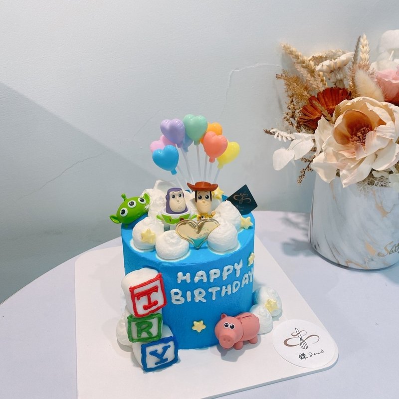 玩具總動員主題蛋糕 胡迪 巴斯 公仔蛋糕 客製化 生日蛋糕 鑠甜點 - 蛋糕/甜點 - 新鮮食材 