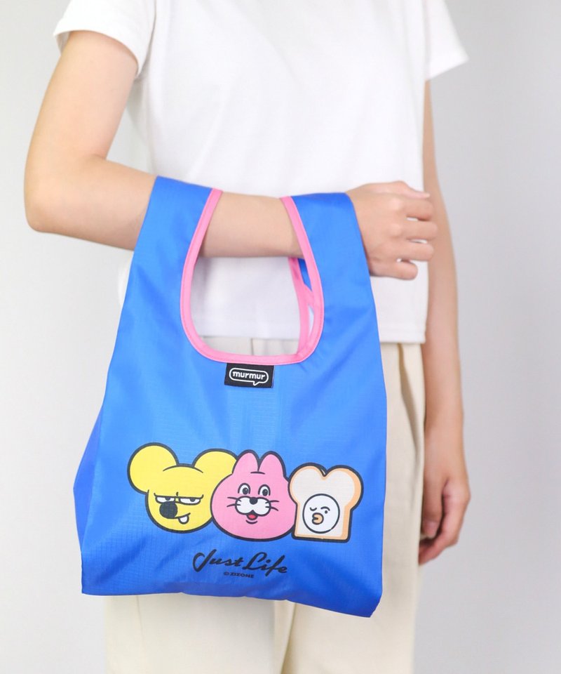 Esther bunny Lunch bags Shopping bags BDB165 - กระเป๋าถือ - เส้นใยสังเคราะห์ สีน้ำเงิน