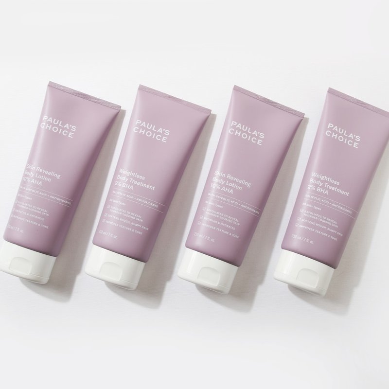 身體乳囤貨組【寶拉珍選】2%水楊酸身體乳2入+10%果酸身體乳2入 - 身體乳/按摩油 - 其他材質 紫色