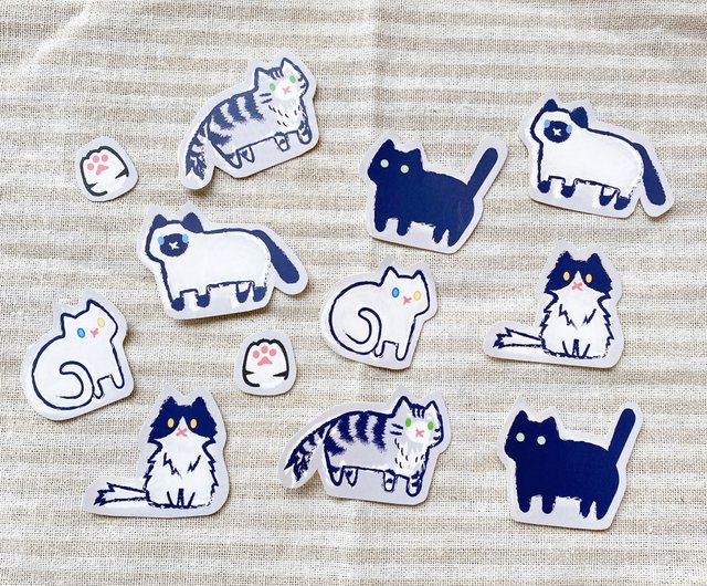 手作り額付き銅版画作品　title「たび猫」「たち猫」「日は登る猫」3枚セット」 前向きな猫 / 銅版画 (額なし） | iichi 日々の暮らしを心地よく