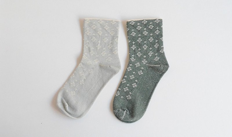 地球樹公平貿易fair trade -- 有機棉無鬆緊短襪 - 襪子 - 棉．麻 