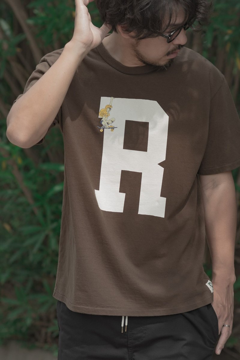 Rachel Logo Recycled Cotton Tee - เสื้อยืดผู้หญิง - ผ้าฝ้าย/ผ้าลินิน 