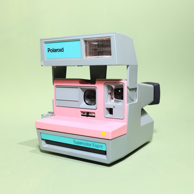 【Polaroid雜貨店】Polaroid SuperColor 600型 寶麗來 拍立得 - 其他 - 塑膠 粉紅色