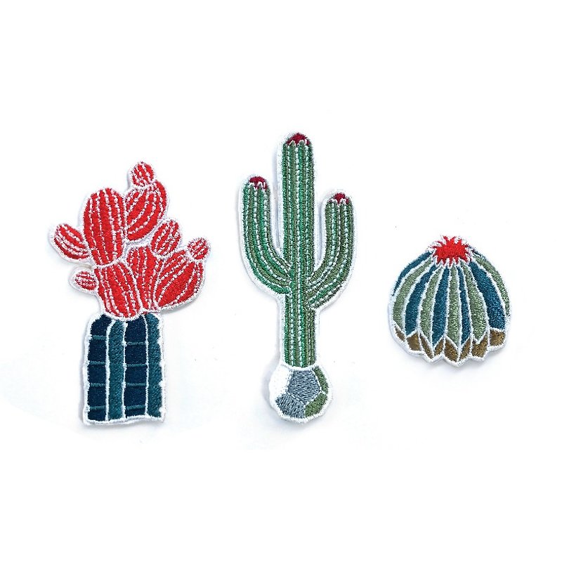 Tropical Collection NO.1 - Badges & Pins - Thread Red