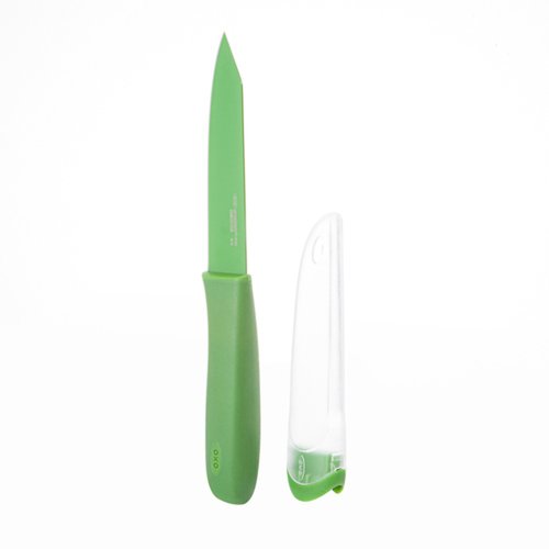 OXO hold a 4-inch fruit knife-bright green - Shop OXO Knives & Knife Racks  - Pinkoi