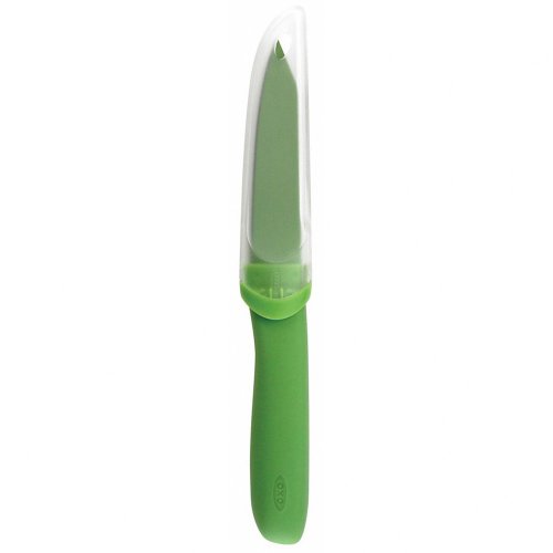 OXO hold a 4-inch fruit knife-bright green - Shop OXO Knives & Knife Racks  - Pinkoi