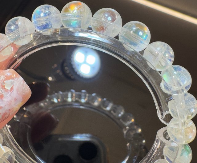 極上品質 マダガスカル産 レインボムーンストーン 7mm 天然石 ブレスレット 天然希少鉱物 マダガスカル産レインボーブルームーンストーン