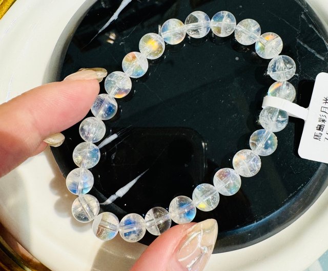 極上品質 マダガスカル産 レインボムーンストーン 7mm 天然石 ブレスレット 極上品質 マダガスカル産 レインボームーンストーン 天然石