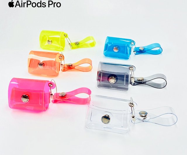 Sallies AirPods Proケースパースペクティブブルーイヤホン保護ケース