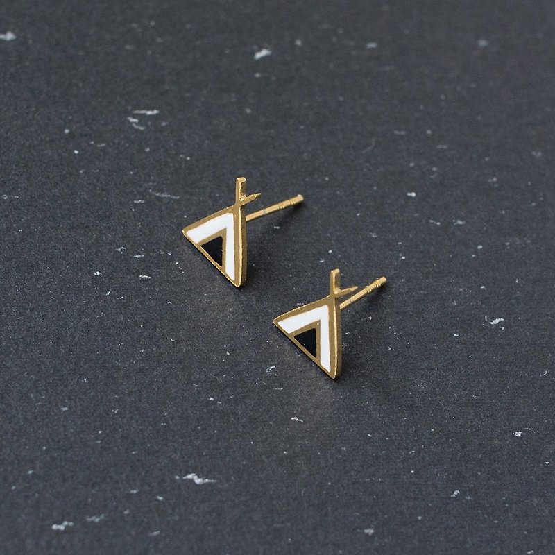 Nomad | Mysterious Prophecy Earrings Clip-On Birthday Gift - Earrings & Clip-ons - Enamel Black