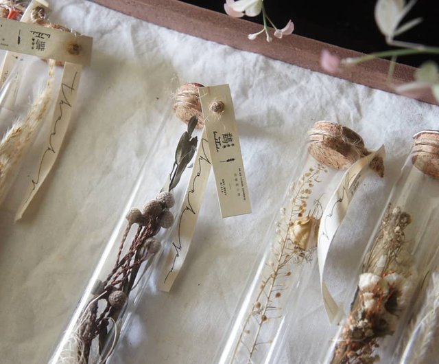 乾燥花試管標本客制婚禮禮物 設計館emyu Studio 擺飾 家飾品 Pinkoi