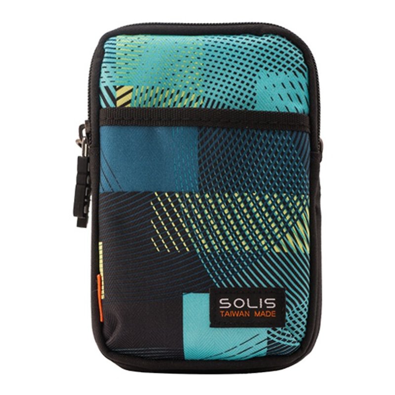 SOLIS Circus Series 5.5" mobile phone multi-purpose bag(Playful Blue) - ที่เก็บพาสปอร์ต - เส้นใยสังเคราะห์ 