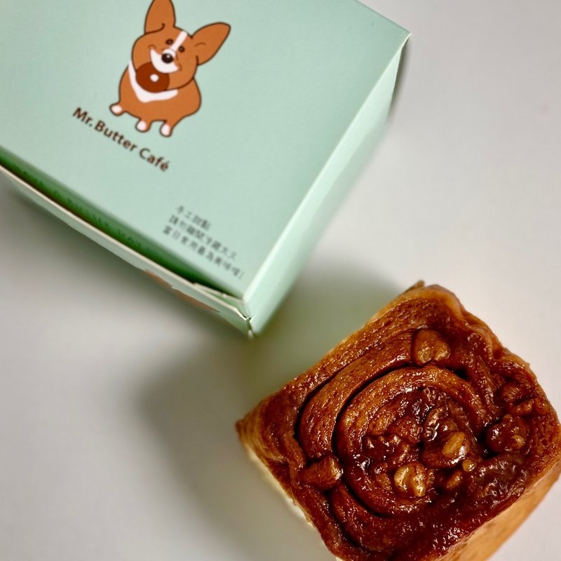新鮮食材 蛋糕/甜點 - 焦糖核桃肉桂捲5入素食可