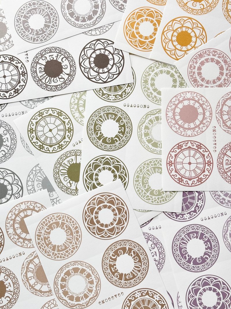 Lace watch Stickers - 貼紙 - 紙 