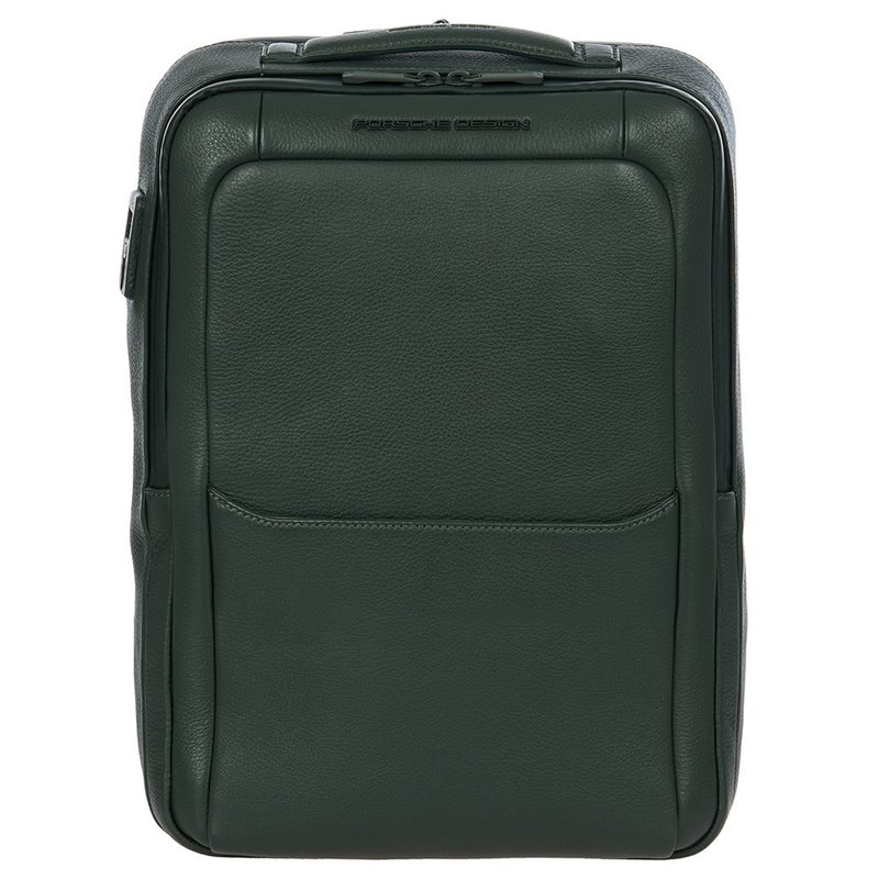 保時捷設計 限量3折 德國頂級小牛皮旅行後被包 全新專櫃展示品 - 後背包/背包/書包 - 真皮 綠色
