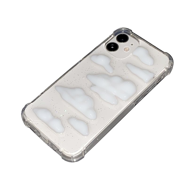 cloudy PHONECASE - 手機殼/手機套 - 塑膠 白色