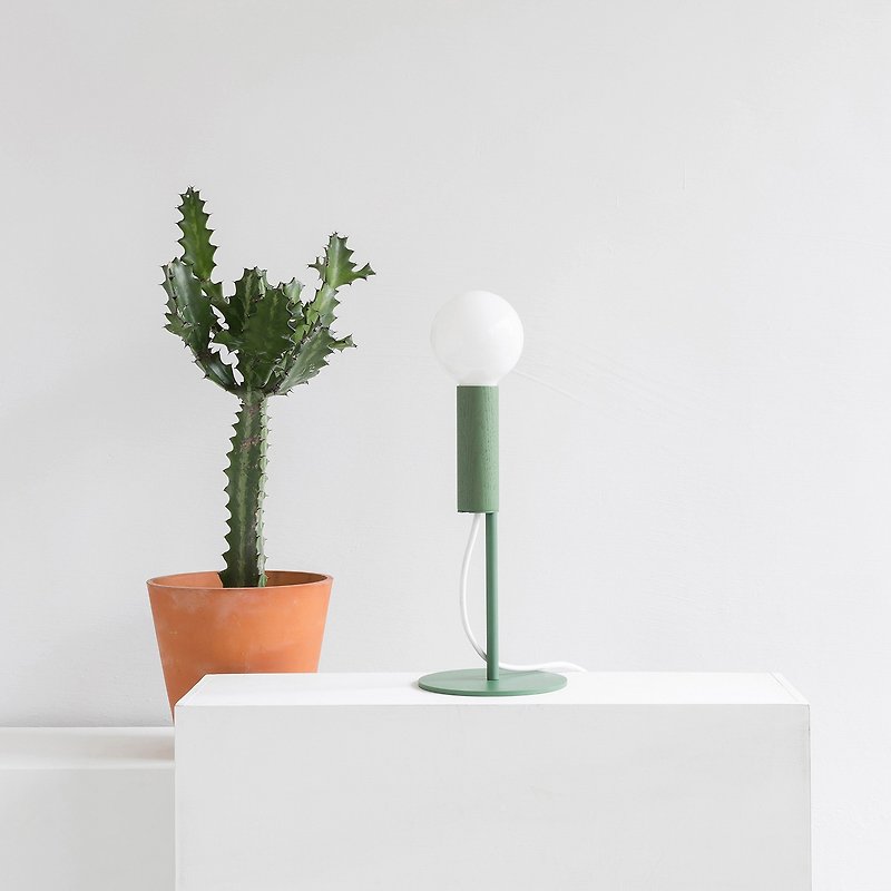 CHERRY Table Lamp | wooden lamp | green - Lighting - Other Materials 